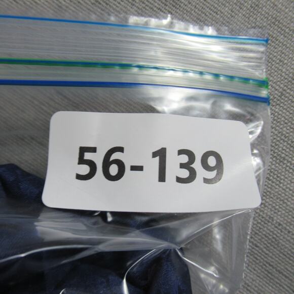 Vintage Argenti Skirt Suit Womens Size 6 Blue Silk Peplum Top Pencil 2 Pc 80s - Picture 12 of 12